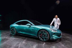 Designer Jozef Kaban and his MG Cyber GTS Concept - FOS 2024